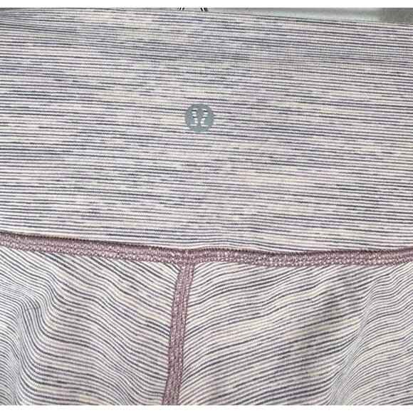 Lululemon Wunder Under legging Size 6 Heathered Pink &‎ Gray - Picture 6 of 7
